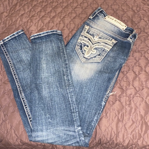 Skinny rock revival jeans mid rise yalen - Picture 7 of 11